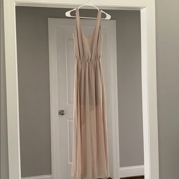 Show me your mumu Kendall soft v-back a-line gown - Picture 1 of 1